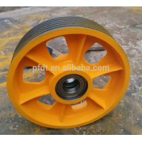 Kone elevator rope wheel/kone pulley /kone alex elevator parts type 410*6*8mm